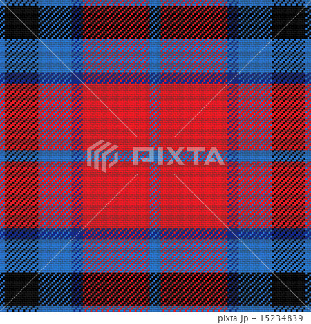 vector seamless red and blue Scottish tartan 15234839