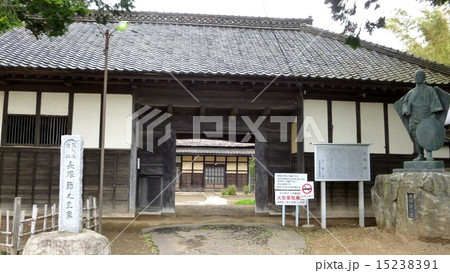 長塚節の生家の長屋門 長塚節の生家の長屋門 15238391
