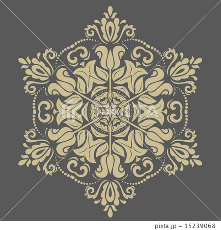 Orient Abstract Vector Pattern 15239068