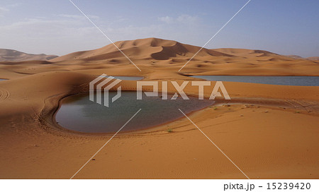 サハラ砂漠と水 15239420