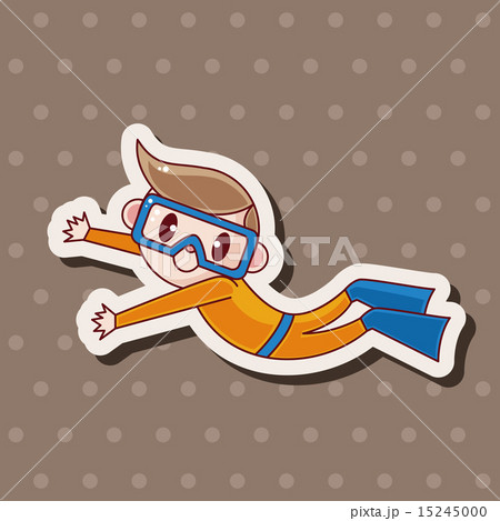 シュノーケリング 海 イラストのイラスト素材 シュノーケリング 海 イラストのイラスト素材