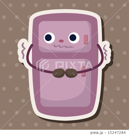 冷凍庫 凍る 電化製品のイラスト素材