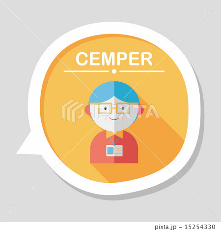 businessman flat icon with long shadow,eps10 businessman flat icon with long shadow,eps10 15254330