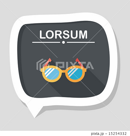 Glasses flat icon with long shadow,eps10 Glasses flat icon with long shadow,eps10 15254332