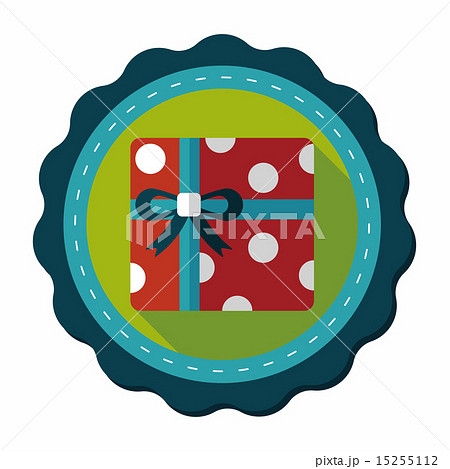 shopping present flat icon with long shadow,eps10 shopping present flat icon with long shadow,eps10 15255112