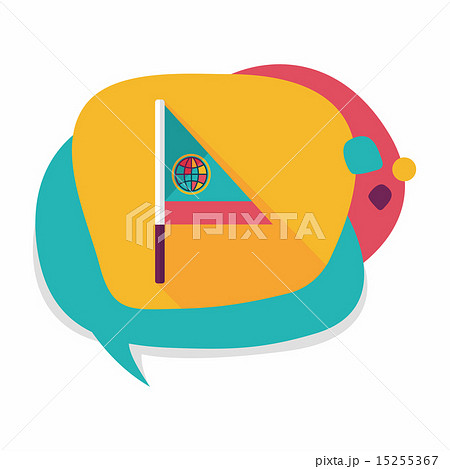 Flag flat icon with long shadow Flag flat icon with long shadow 15255367