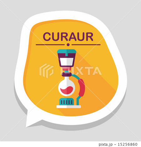 coffee maker flat icon with long shadow,eps10 15256860