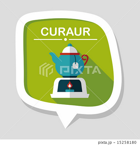 tea pot flat icon with long shadow,eps10 tea pot flat icon with long shadow,eps10 15258180