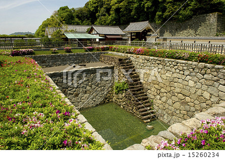 松山城 二之丸史跡庭園の写真素材 松山城 二之丸史跡庭園の写真素材