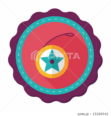 yo yo flat icon with long shadow,eps 10 yo yo flat icon with long shadow,eps 10 15260542