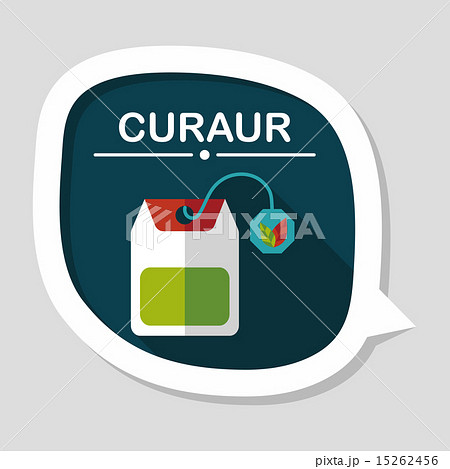 teabag flat icon with long shadow,eps10 15262456