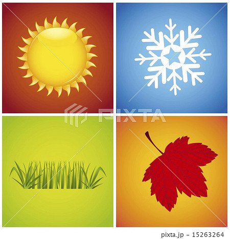 colorful weather stations background four vector illustration 15263264