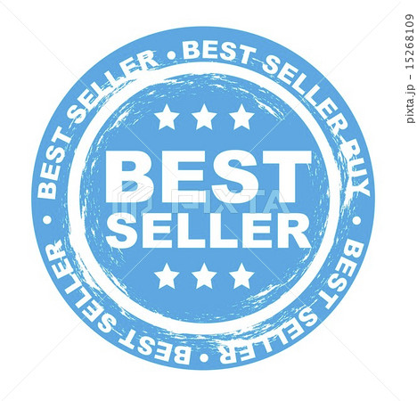 best seller stamp over white background vector illustration 15268109