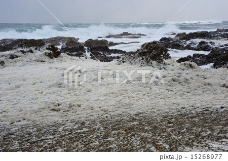 波の華の写真素材