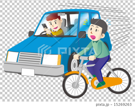 スマホしながらの危険運転 15269263