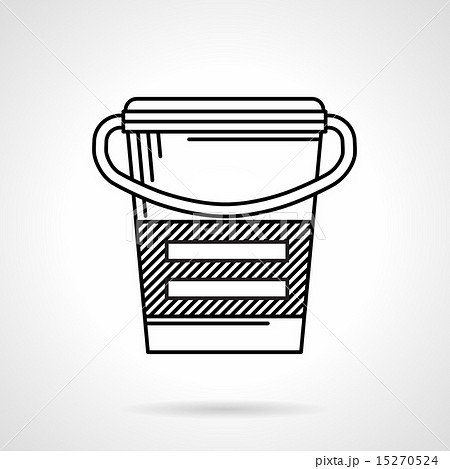 Meal replacement black line vector icon 15270524