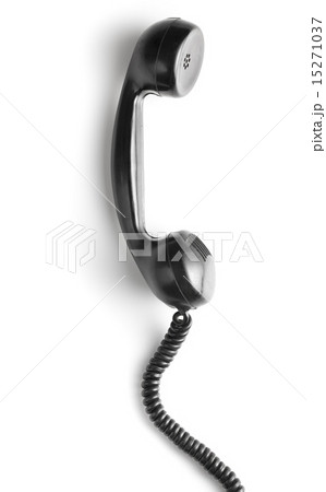 black vintage telephone handset 15271037