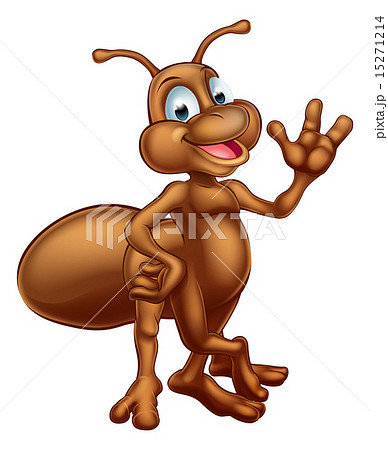 Cartoon Cute Ant Stock Illustration