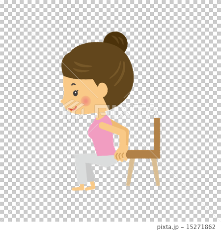 椅子でエクササイズ 椅子でエクササイズ 15271862