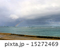 ハワイの海と虹 15272469