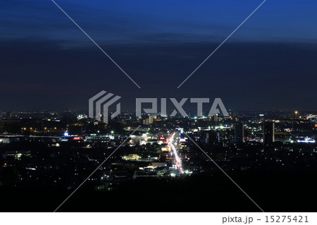 豊田市の夜景の写真素材