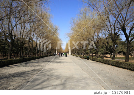 世界遺産　北京　明十三陵　神道 15276981