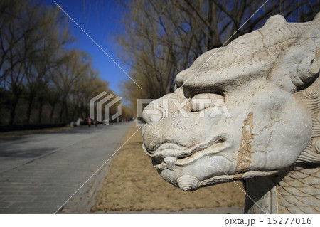 世界遺産　北京　明十三陵　神道 15277016