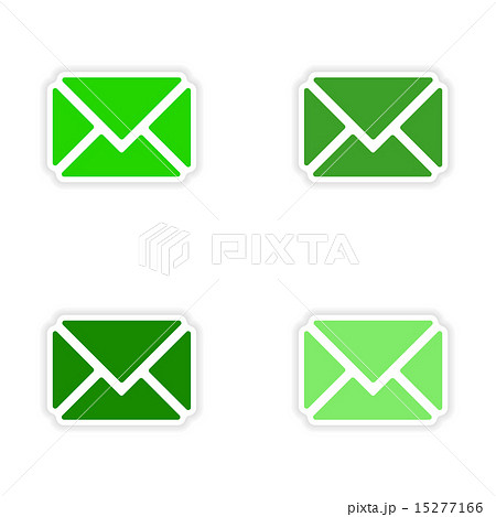 assembly realistic sticker design on paper email 15277166