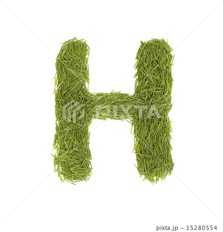Green alphabet, letter H Green alphabet, letter H 15280554