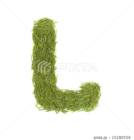 Green alphabet, letter L 15280556