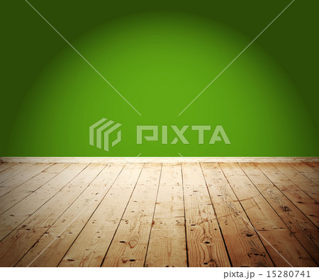 Empty room with wooden floor Empty room with wooden floor 15280741