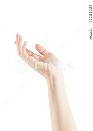 Empty female woman hand holding 15281282
