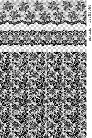 チュールレース バラ2 チュールレース バラ2 15283669