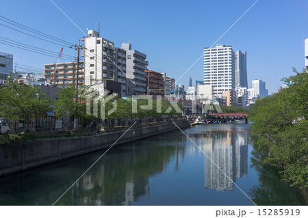 大岡川沿いの風景 15285919