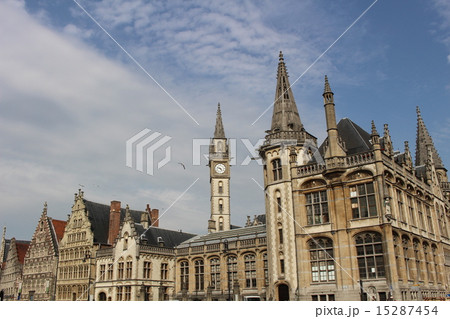 ゲントのグラスレイの町並み　ベルギー 15287454