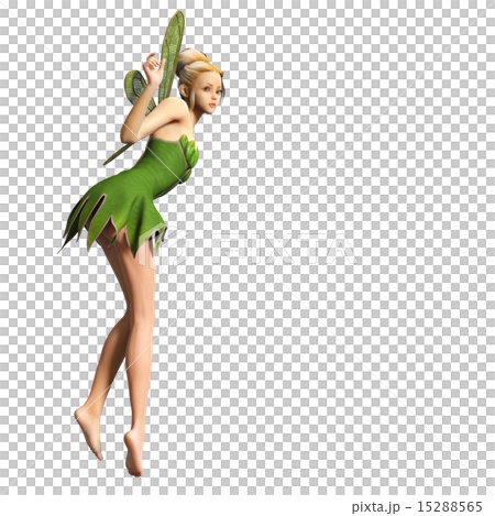 ポーズする　妖精　フェアリー　3DCGイラスト素材 15288565