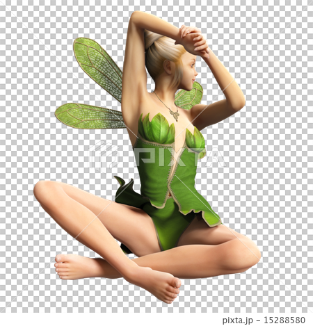 Fairy 3DCG illustration material to show aside 15288580