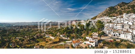 Panorama of white village of Mijas 15288601
