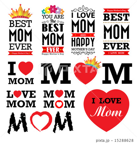Happy Mother's day vintage type font 15288628