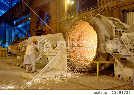 Clean Ladle of molten steel 15291782