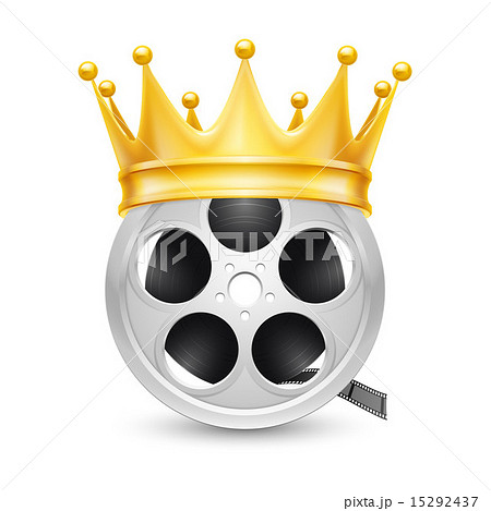Golden crown on  tape reel 15292437