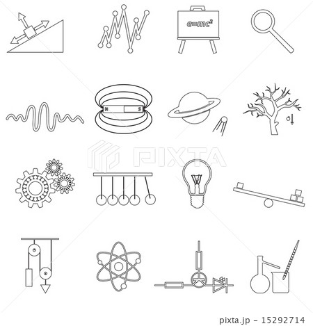 Atom and Prism, Light Bulb and Compass. Engraved Hand Drawn in Old Sketch  and Vintage Symbols Stock Vector - Illustration of science, background:  98451254