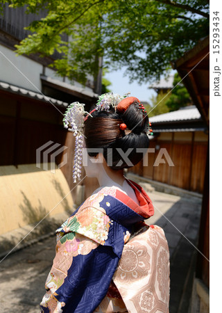 京都　芸者　芸子　舞妓　石塀小路 15293434