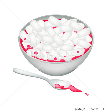 Delicious Nipa Palm Seeds in Red Syrup 15294381