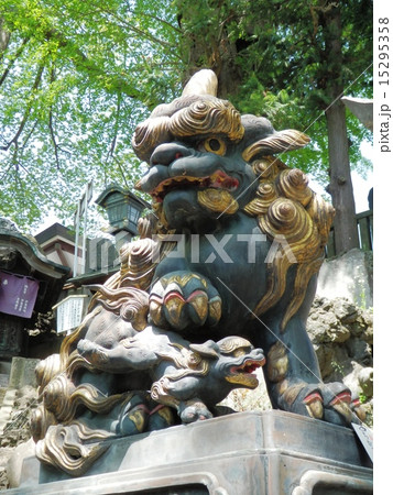 吽形の狛犬 15295358