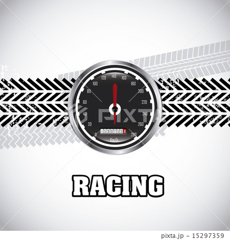 tire tracks over beige background vector illustration 15297359