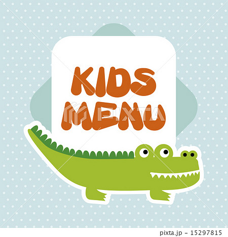 kids menu over dotted background vector illustration kids menu over dotted background vector illustration 15297815