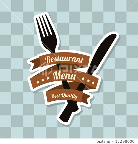 restaurant menu over blue background vector illustration restaurant menu over blue background vector illustration 15298000