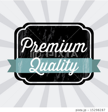 premium quality over gray background vector illustration 15298287