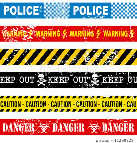 caution tape over white background vector illustration 15299229